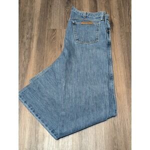 J.‎ Peterman Jeans Mens Size 36 Light Wash Cotton Denim Classic Relaxed Fit